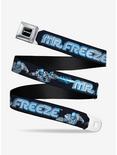 DC Comics Batman Villain Mr Freeze Poses and Title Youth Seatbelt Buckle Belt, , hi-res view 1